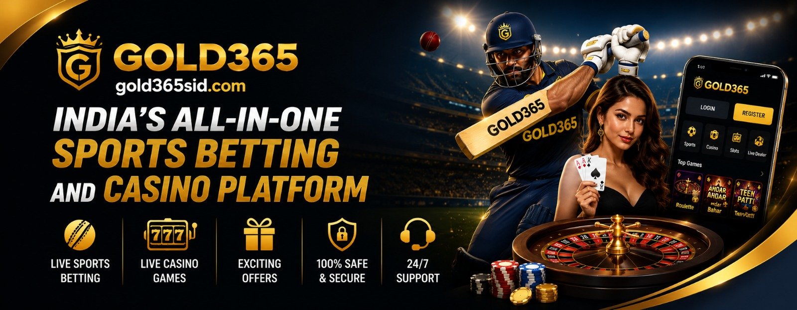 Gold365 new banner