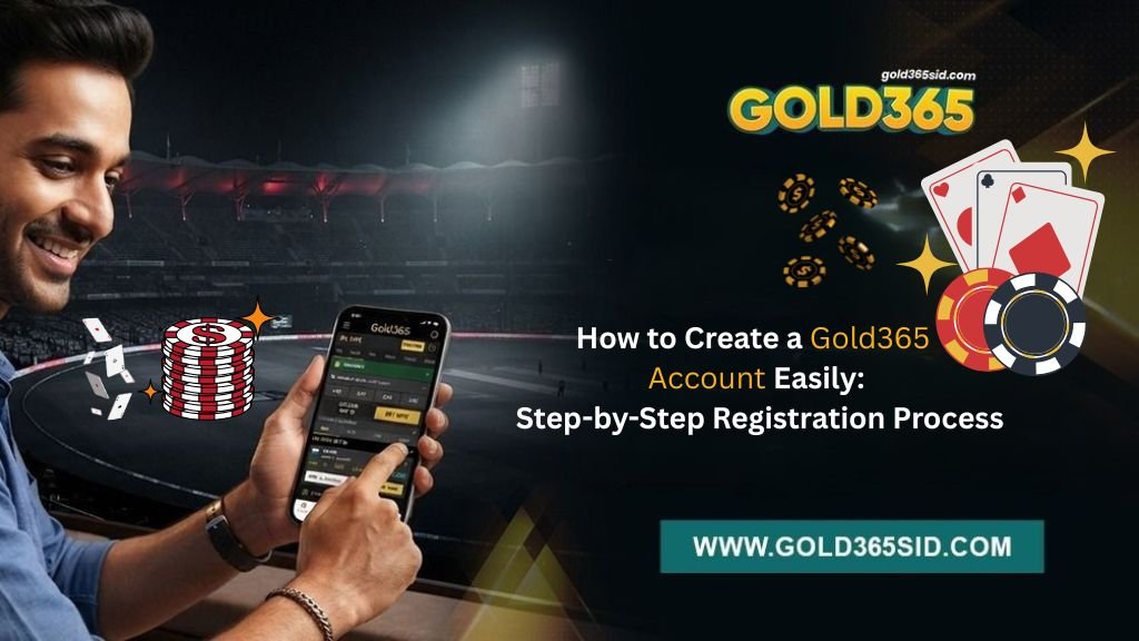 Gold365 account registration page showing the step-by-step signup process with secure access and a user-friendly interface for beginners.