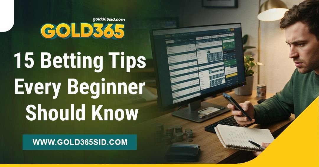 15 betting tips every beginner should know before starting with Gold365 guide and expert insights