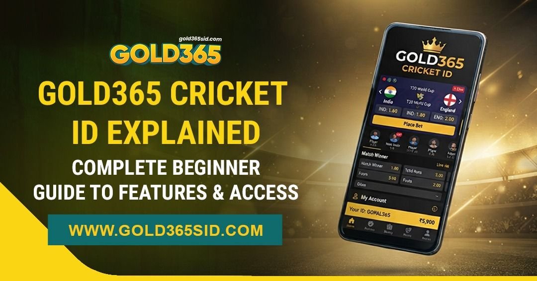 Gold365 Cricket ID beginner guide showing account access, features, verification, and platform overview
