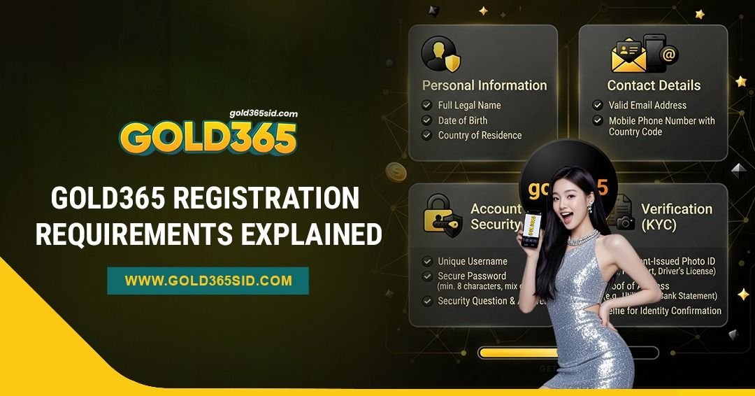 Gold365 registration requirements and account setup guide showing login steps, platform features, and user experience explained.
