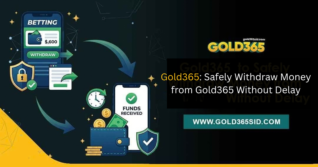 A structured infographic illustrating the Gold365 withdrawal process, account verification steps, and instant payout status indicators.