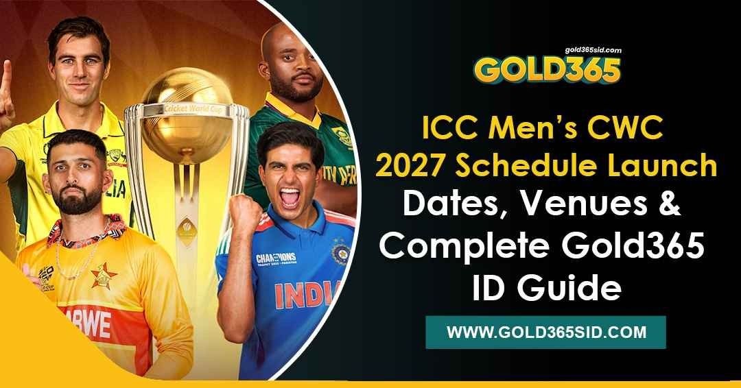 ICC Men's Cricket World Cup 2027 schedule showing dates, venues and key fixtures across South Africa, Zimbabwe and Namibia